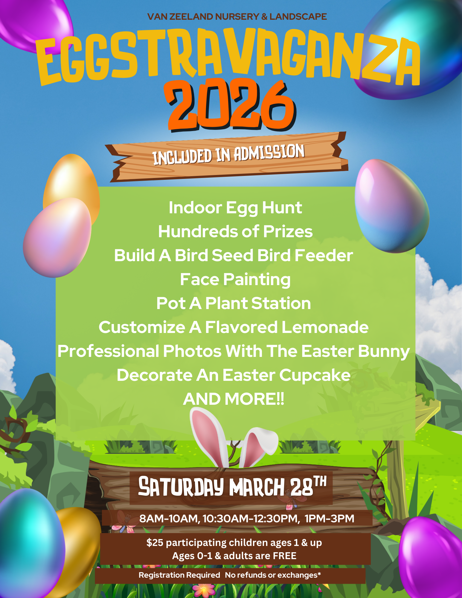 EggStravaganza! 2026 | Van Zeeland Nursery & Landscape